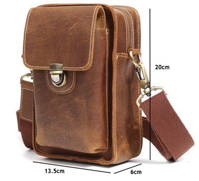 Riñonera de Cuero para Hombre - Bolsa Deportiva Versátil - Image 11