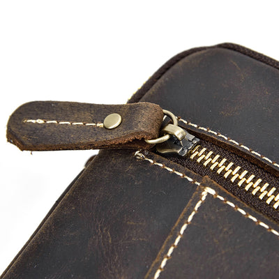 Bolsa Cruzada de Cuero Multifuncional para Hombre - Image 18