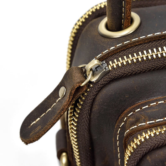 Bolsa Cruzada de Cuero Multifuncional para Hombre - Image 19