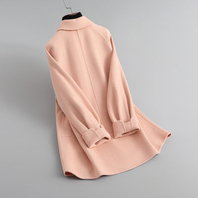 Abrigo de Lana Reversible Elegante para Mujer - Image 11