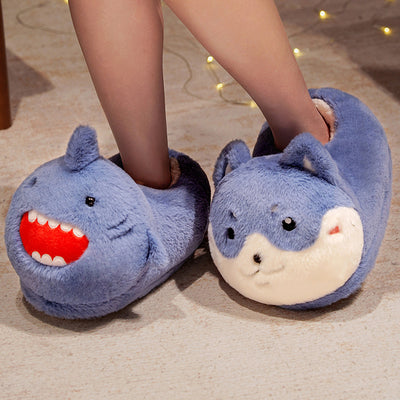 Pantuflas de Invierno Shark Comfort - Zapatillas Cálidas de Algodón para Casa - Image 23