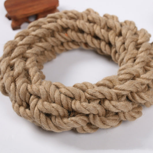 Anillo de Cuerda de Cáñamo Resistente a Mordidas para Perros - Image 8