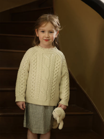 Suéter Niña Mezcla Algodón Lana Premium - Image 11