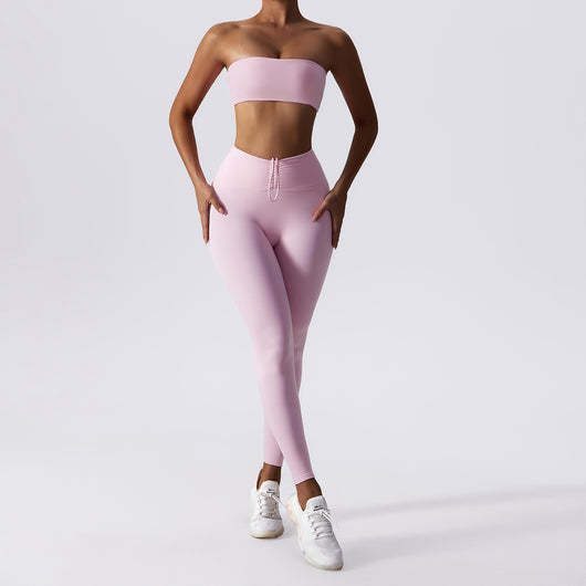 Conjunto de Yoga Ajustado Efecto Segunda Piel para Mujer - Image 10