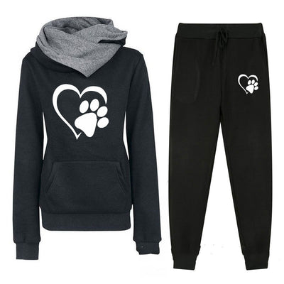 Conjunto de Buzo Casual para Mujer con Estampado de Corazones - Image 9