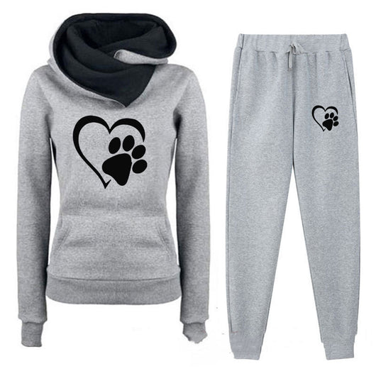 Conjunto de Buzo Casual para Mujer con Estampado de Corazones - Image 10