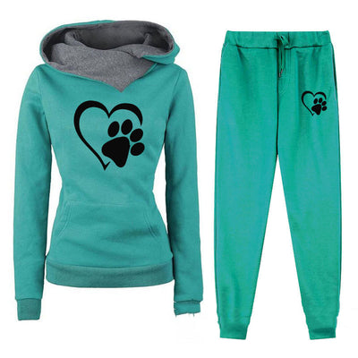 Conjunto de Buzo Casual para Mujer con Estampado de Corazones - Image 11