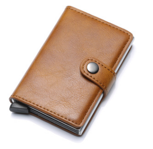 Billetera Vintage para Hombre con Protección RFID, Cuero y Aluminio - Image 7
