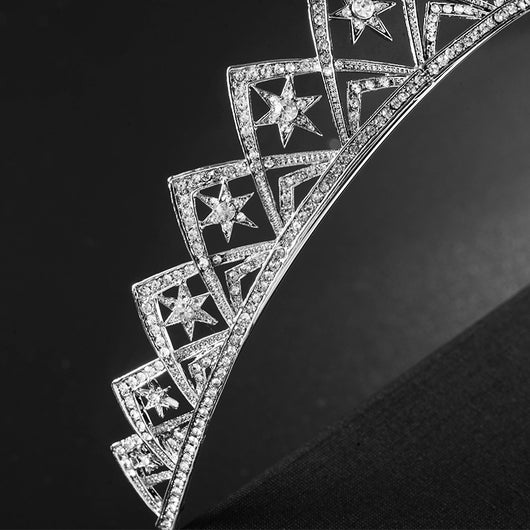 Diadema Corona Nupcial XINGX de Estilo Europeo para Boda - Image 8