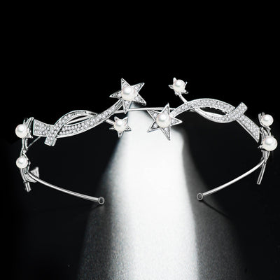 Diadema Corona Nupcial Princesa XINGX para Novia - Image 6