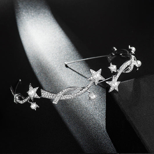 Diadema Corona Nupcial Princesa XINGX para Novia - Image 8