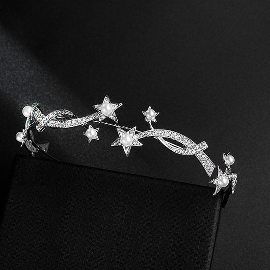 Diadema Corona Nupcial Princesa XINGX para Novia - Image 10