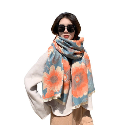 Bufanda de Cashmira Artificial Yunnan - Elegancia y Calidez para Mujer - Image 8