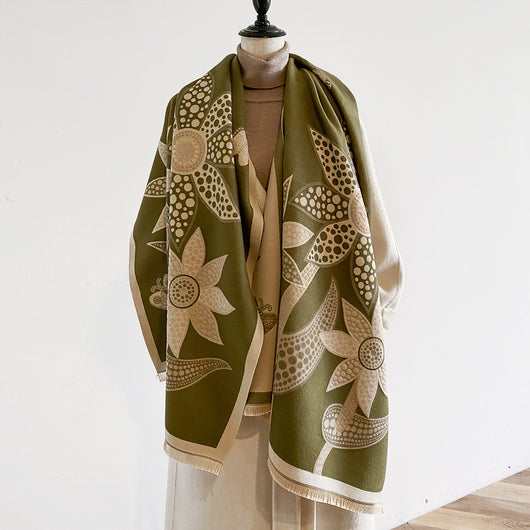 Bufanda de Invierno Estilo Cachemira Premium para Mujer - Image 11