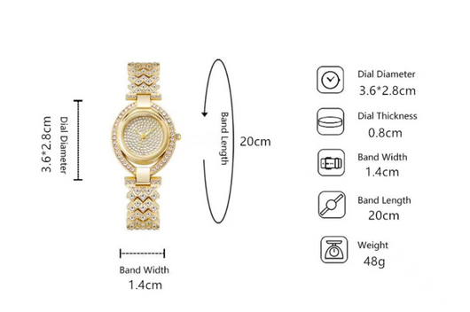 Reloj Pulsera Cuarzo Elegante y Versátil para Mujer - Image 12