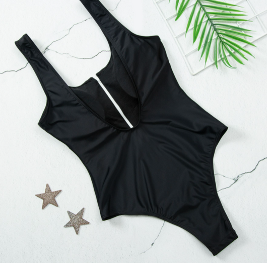 Traje de Baño Enterizo con Cierre y Rayas - Image 23