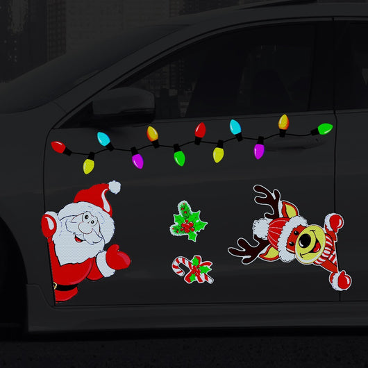 Adhesivo Magnético Reflectante Reno Navideño - Image 9