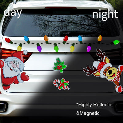 Adhesivo Magnético Reflectante Reno Navideño - Image 11