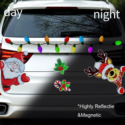 Adhesivo Magnético Reflectante Reno Navideño - Image 11