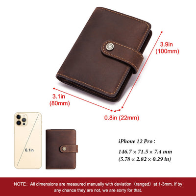 Cartera Vintage de Cuero con Cierre - Image 13