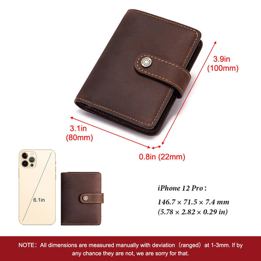 Cartera Vintage de Cuero con Cierre - Image 13