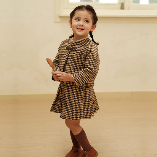 Conjunto Clásico Francés para Niñas - Traje Elegante de Dos Piezas - Image 8