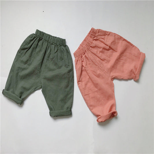 Pantalones Zanahoria Niños en Algodón - Image 2
