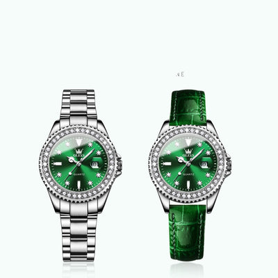Reloj Cuarzo Water Ghost para Dama con Cristales de Diamante - Image 4