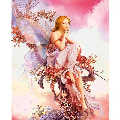 Pintura de Diamantes 5D - Hada Mariposa