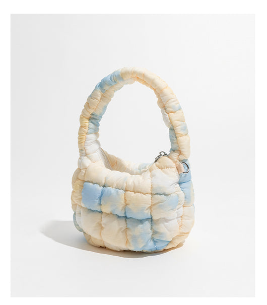Bolso Nube Acolchado con Pliegues - Cartera de Nylon Puff - Image 19