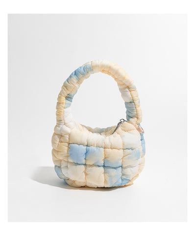 Bolso Nube Acolchado con Pliegues - Cartera de Nylon Puff - Image 20