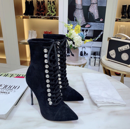 Botas Tacón Alto Strass Otoño Invierno - Estilo Trendy - Image 13