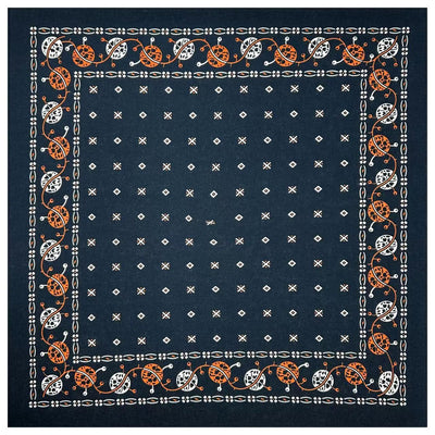 Pañuelo Cuadrado de Algodón Vintage Estampado con Bolsillo - Image 8