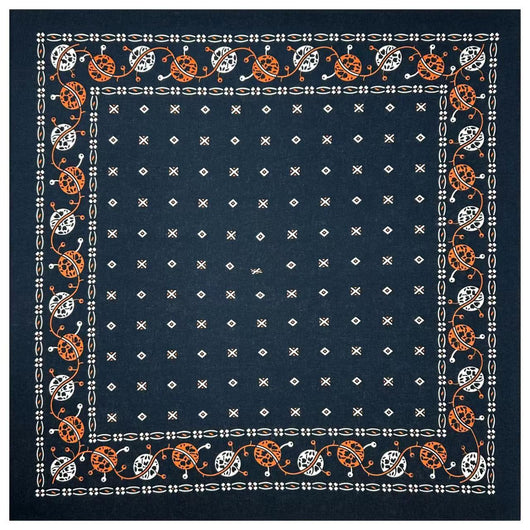 Pañuelo Cuadrado de Algodón Vintage Estampado con Bolsillo - Image 8