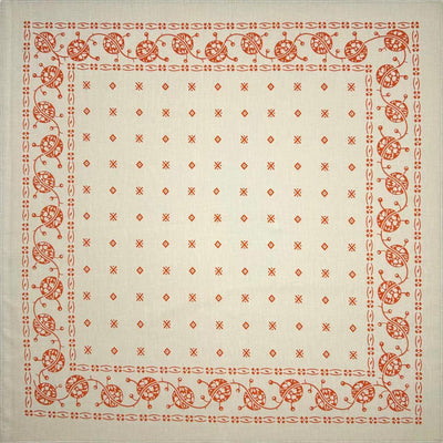 Pañuelo Cuadrado de Algodón Vintage Estampado con Bolsillo - Image 10
