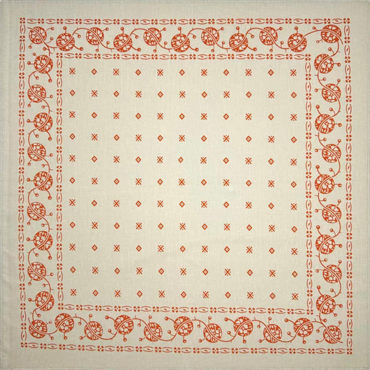 Pañuelo Cuadrado de Algodón Vintage Estampado con Bolsillo - Image 10