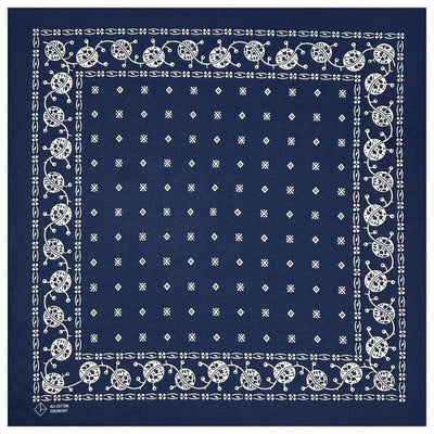 Pañuelo Cuadrado de Algodón Vintage Estampado con Bolsillo - Image 11