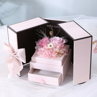 Caja de Regalo Floral Tanabata San Valentín Empaque Premium - Image 7