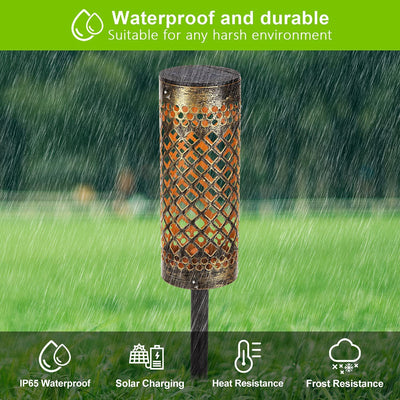 Lámparas Solares Decorativas para Jardín y Patio - Diseño Metálico Resistente al Agua - Image 10