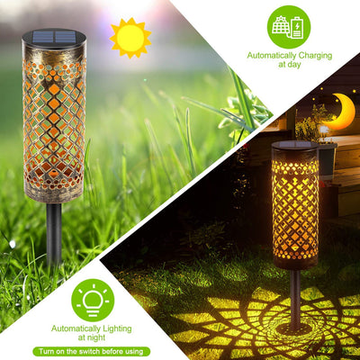 Lámparas Solares Decorativas para Jardín y Patio - Diseño Metálico Resistente al Agua - Image 11