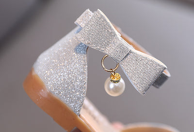 Zapatos de Cuero Infantiles con Perlas y Brillantes - Image 11