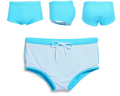 Bóxer de Baño Azul Cielo para Hombre - Image 9