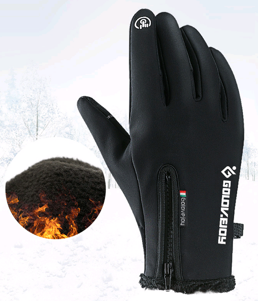 Guantes Moto Invierno Forrados Térmicos Impermeables Pantalla Táctil Agarre Antideslizante