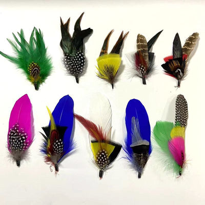 Broche de Plumas para Sombrero - Accesorio Floral Elegante - Image 7