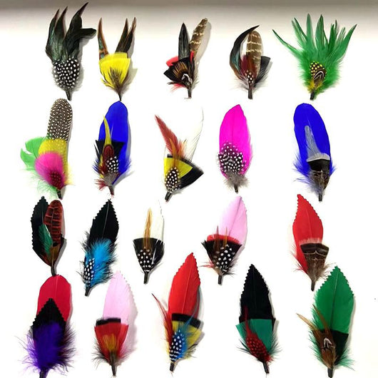 Broche de Plumas para Sombrero - Accesorio Floral Elegante - Image 10