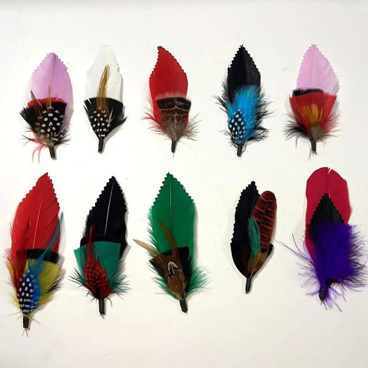 Broche de Plumas para Sombrero - Accesorio Floral Elegante - Image 11