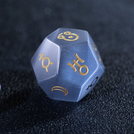 Juego de 3 Dados de Gemas Luminosos - Colección Planetas Estelares - Image 7