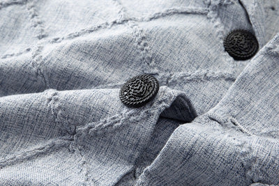 Conjunto de Traje Ejecutivo de Dos Piezas con Cuello Jacquard - Image 16