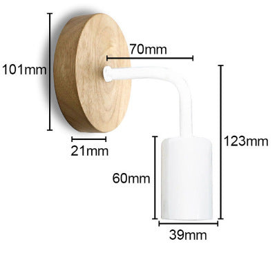 Lámpara de Pared Hierro Forjado Diseño Minimalista - Image 14