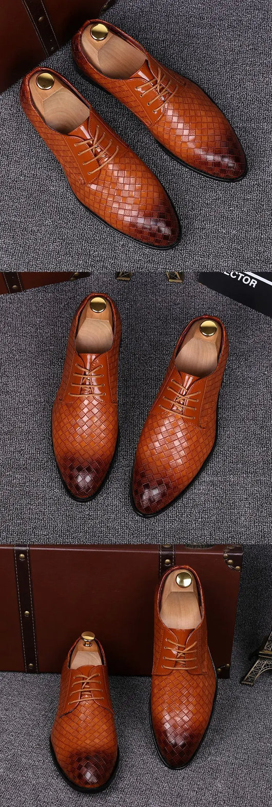 Zapatos Formales de Cuero para Hombre - Diseño Clásico y Elegante - Image 25